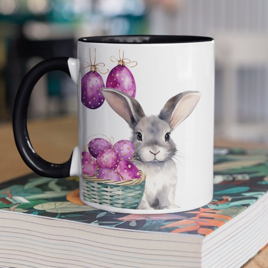 Mug Lapin de Pâques et Cerise Oeufs de Pâques en Panie