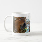 Mug Lapin de Pâques et cheval Brown (Gauche)