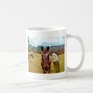 Mug Lapin de Pâques et cheval Brown
