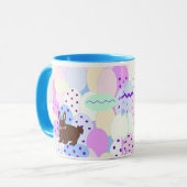 Mug Lapin de Pâques et oeufs (Devant gauche)