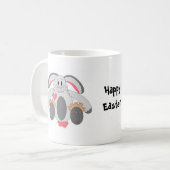 Mug Lapin de Pâques heureux (Devant gauche)