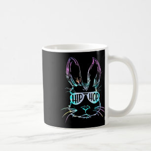 Mug Lapin de Pâques Hip Hop heureux visage avec des lu
