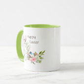Mug Lapin de Pâques Joyeuses | Café de printemps à (Devant gauche)