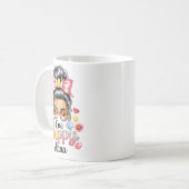 Mug Lapin de Pâques joyeux Léopard Bun Messy One Hoppy (Devant gauche)