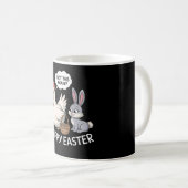 Mug Lapin de Pâques Joyeux Poulet Lapin Pas Encore Ça (Devant droit)