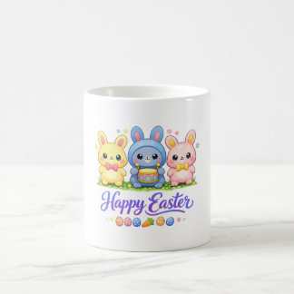 Mug Lapin de Pâques mignon Kawaii Illustration de prin