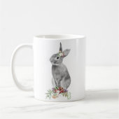 Mug Lapin de Pâques noir blanc (Gauche)