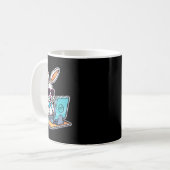 Mug Lapin de Pâques Ordinateur Vidéo Amateurs de jeu 1 (Devant gauche)