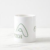 Mug lapin de Pâques oreilles de lapin ajouter un texte (Centre)