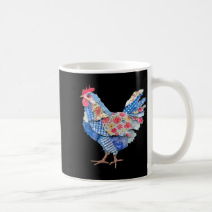 Mug Lapin de Pâques Patchwork Poulet Œufs Joyeux Lapin