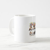 Mug Lapin de Pâques pour femmes filles - Fleur de Lapi (Devant gauche)
