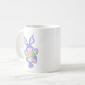 Mug Lapin de Pâques pourpre de danse (Devant gauche)