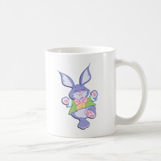 Mug Lapin de Pâques pourpre de danse (Droite)