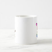 Mug lapin de pâques psychédélique (Centre)