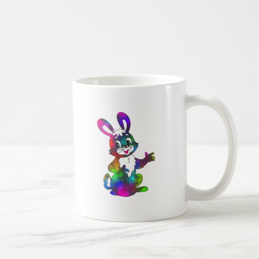 Mug lapin de pâques psychédélique (Droite)