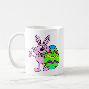 Mug lapin de Pâques sac d'épicerie