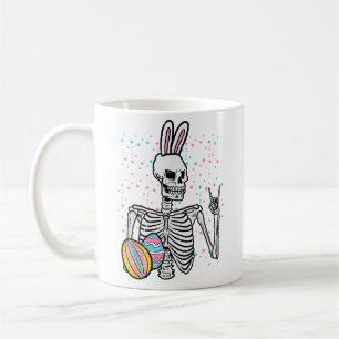Mug Lapin de Pâques squelette Rock Hand Rocker Garçons
