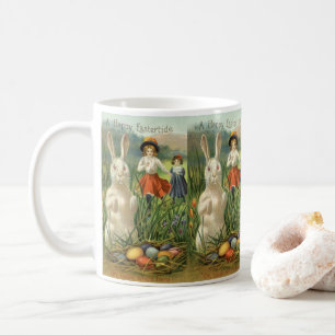 Mug Lapin de Pâques vintage et enfants Joyeuse fête de