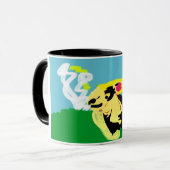 Mug Lapin de printemps (Devant gauche)