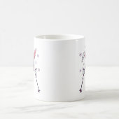 Mug Lapin de ski en fausse laine humour hivernal (Centre)