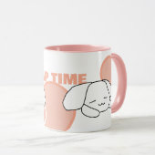 Mug Lapin de temps Nap (Devant droit)