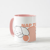 Mug Lapin de temps Nap (Devant gauche)