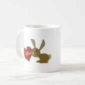 Mug lapin de valentine (Devant gauche)