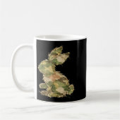 Mug Lapin drôle au crochet patchwork camo lapin heureu (Gauche)