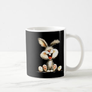 Mug Lapin drôle et duveteux avec un art de lapin migno