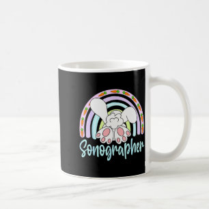 Mug Lapin échographe arc-en-ciel Pâques Échographie Ul