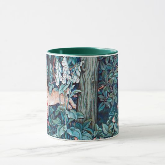 Mug Lapin en Forêt, William Morris, Art Nouveau (Centre)