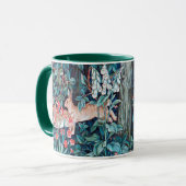 Mug Lapin en Forêt, William Morris, Art Nouveau (Devant gauche)