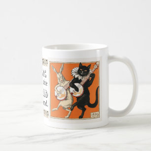 Mug Lapin et chat dansants musicaux 