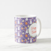 Mug Lapin et Oeufs Floral (Devant droit)