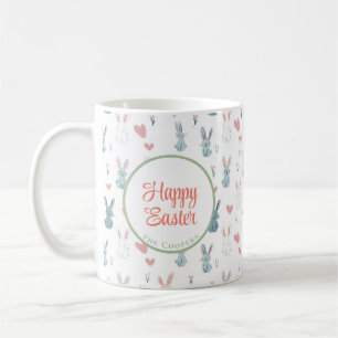 Mug Lapin et Oeufs Floral