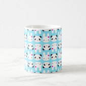 Mug Lapin et panda mignons superbes de Kawaii (Centre)