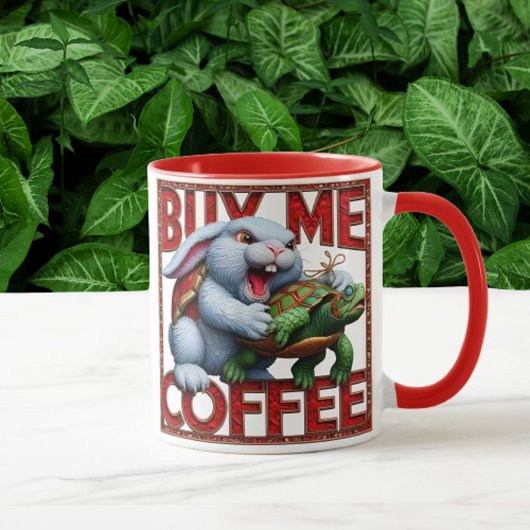 Mug Lapin et tortue : Acheter Un Café