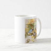 Mug Lapin et volaille adorables (Devant droit)