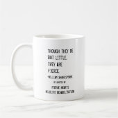 Mug Lapin féroce avec la citation (Gauche)