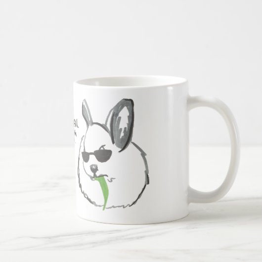 Mug Lapin féroce avec la citation (Droite)