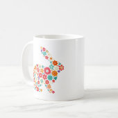 Mug Lapin Floral (Devant gauche)