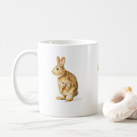 Mug Lapin Fluffy - (Avec donut)