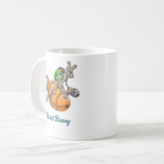 Mug Lapin Fusée (Devant gauche)