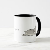 Mug Lapin gris (Devant droit)
