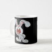 Mug lapin grognon qui hurle (Devant gauche)