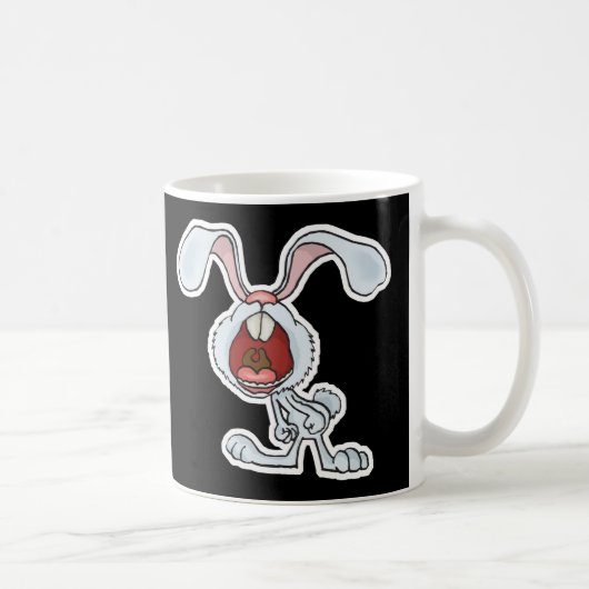 Mug lapin grognon qui hurle (Droite)
