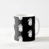 Mug Lapin Hipster Lapin Drôle Avec Lunettes Mignon Ani (Devant droit)
