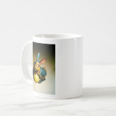 Mug lapin jouet et oeuf jaune pâle (Devant gauche)