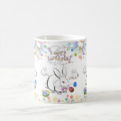 Mug lapin Joyeux Anniversaire Mug (Centre)