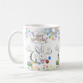 Mug lapin Joyeux Anniversaire Mug (Gauche)
